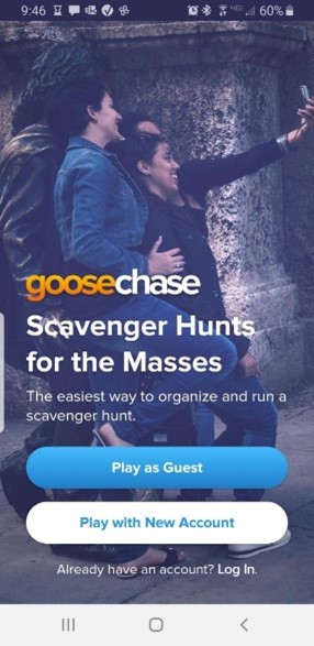 GooseChase splash screen