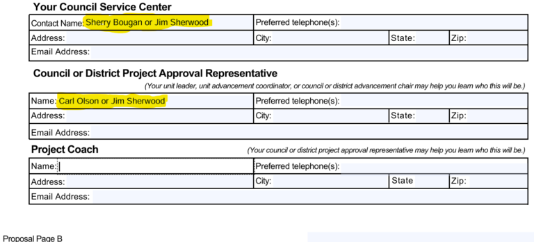 Peninsulas project proposal Page B