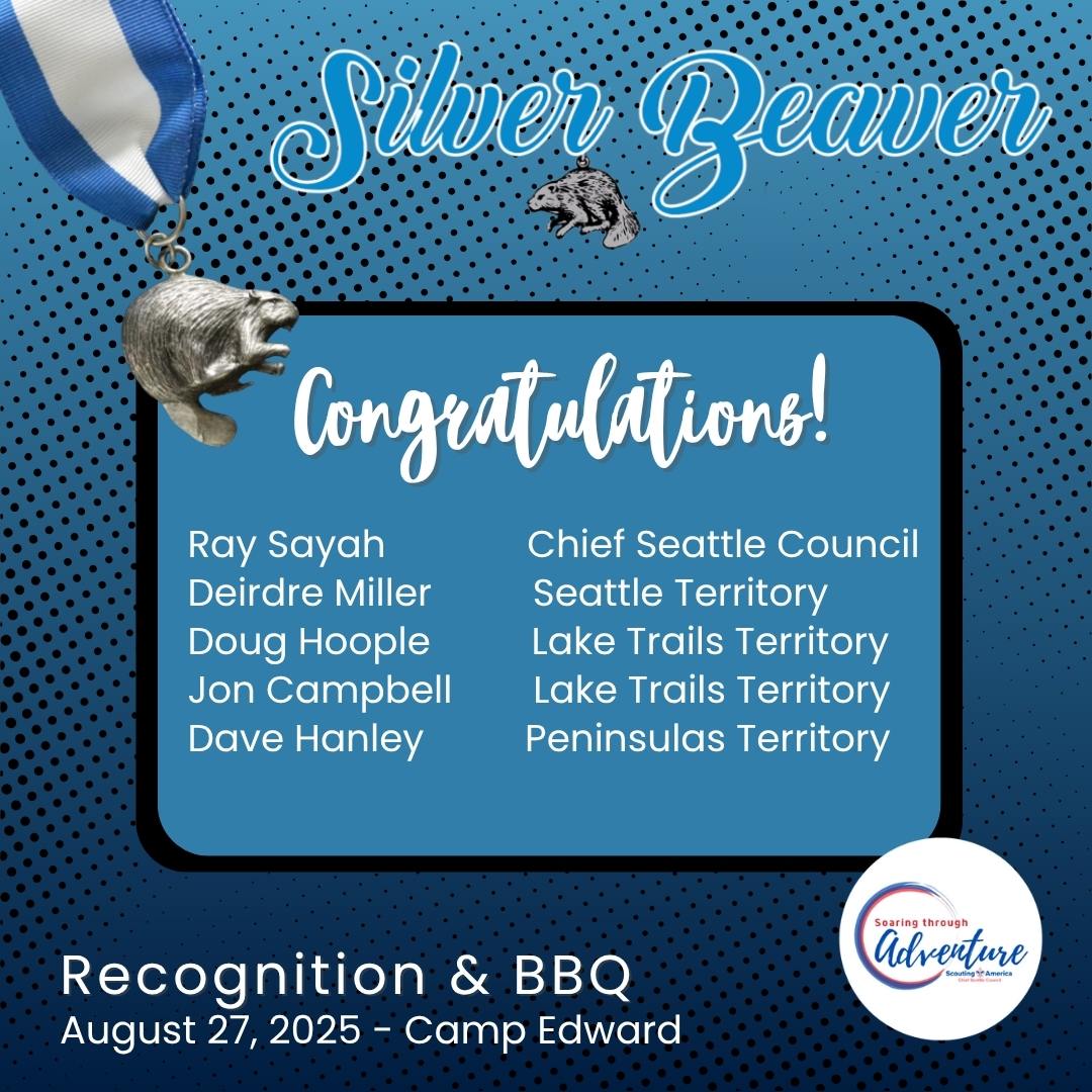 Silver Beaver Congrats