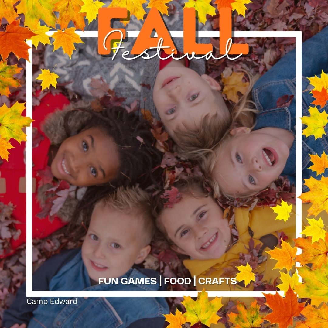 Kids with leaves